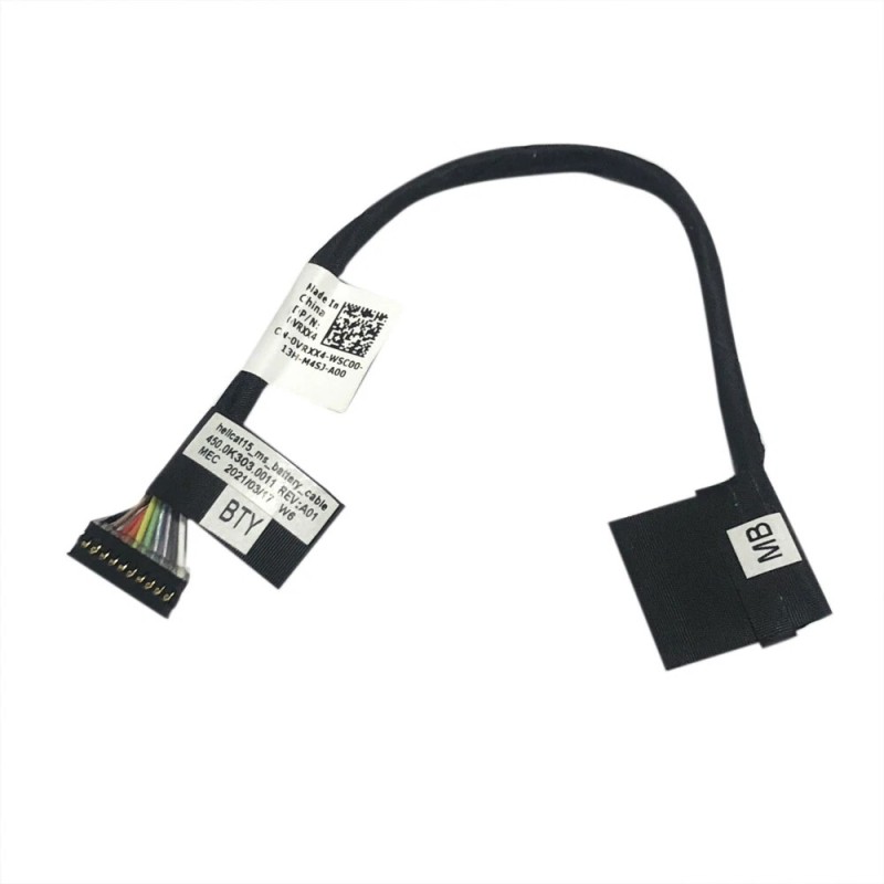 0VRXX4 Battery Cable for Dell Inspiron 7506 2-in-1 450.0K303.0001 450.0K303.0011